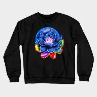 Glowing Black Lotus Crewneck Sweatshirt